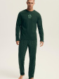 Piżama Henderson Core 43478 Lush M-3XL - kolor green, długi rękaw