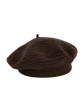 czapka beret art of polo 25280 dalma - kolor brązowy