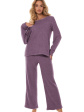 Komplet L&L 2414 S-XL - kolor ametyst, dresy