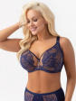 stanik miękki soft gorsenia g024 desire granatowy - kolor granatowy