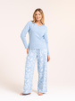 Piżama Moraj PDD4500-011 S-3XL - kolor blue, długi rękaw