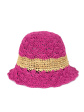 kapelusz art of polo 21150 - kolor fuksja
