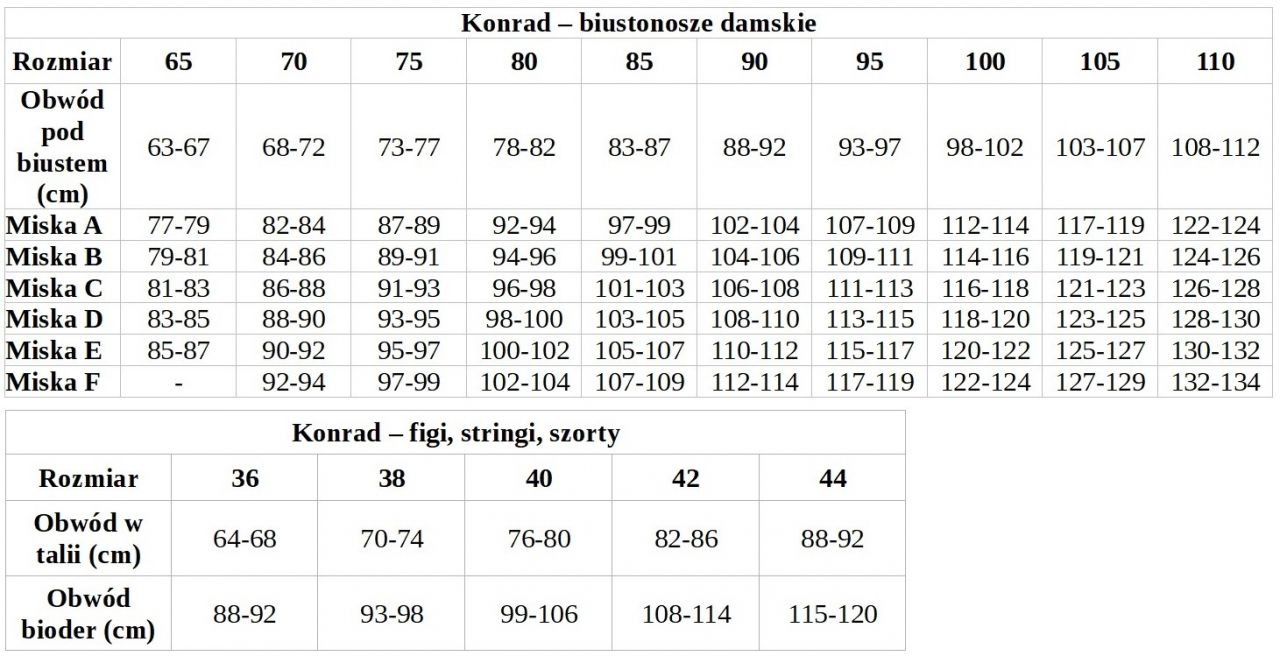 Tabela rozmiarów 27a45f61b79f2ae4addff049b94319eb